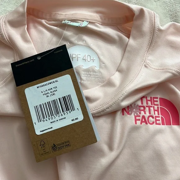 🆕 The North Face girls xl (18) Sun Tee - Picture 3 of 4